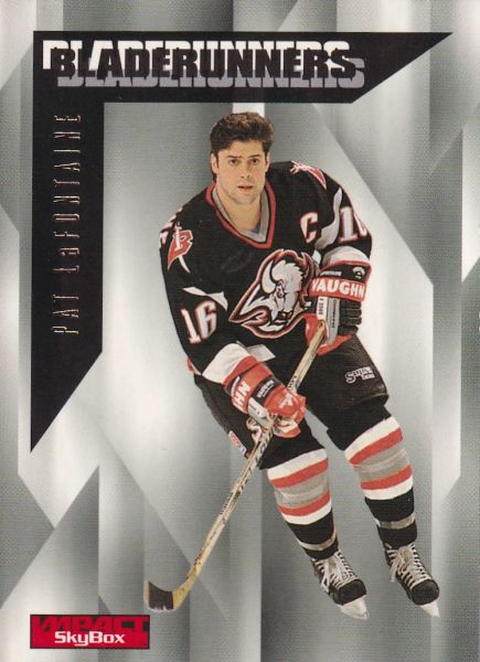 insert karta PAT LaFONTAINE 96-97 Skybox Impact Bladerunners číslo 10 of 25